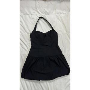 Wild Fable Black Halter Dress Size M